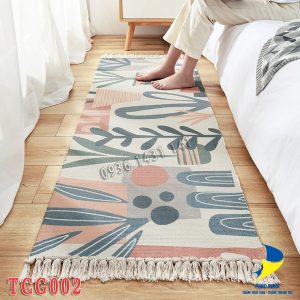 thảm chân giường dệt TCG002