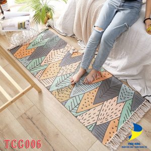 thảm chân giường dệt TCG 006